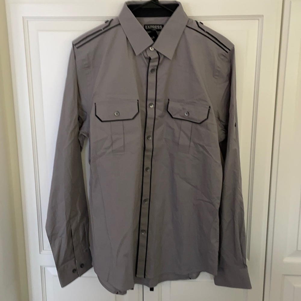 Express mens button down